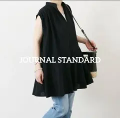 ジャーナルスタンダード ローンギャザーフレアチュニック 洗える コットン