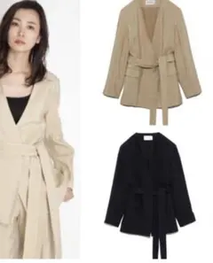 FRAY.I.D ノーカラージャケット ブラック サイズ1