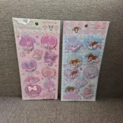サンリオ シャカシャカシール 2枚セット マイメロ クロミ シュガーバニーズのサムネイル