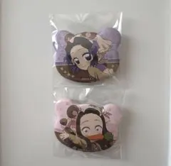 鬼滅の刃 実りの秋まつり 缶バッジ しのぶ 禰豆子