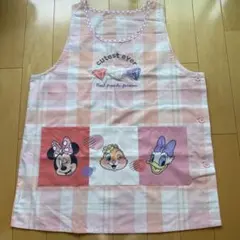 Disney エプロン 3L-4L ピンク チェック柄のサムネイル
