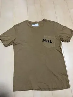 MHL. エムエイチエル マーガレットハウエル ポケットロゴTシャツ　Mサイズのサムネイル