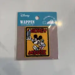 レア ミッキーマウス 真っ赤な ミッキーマウス ワッペン ディズニー