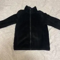 ブラック フリース ジャケット