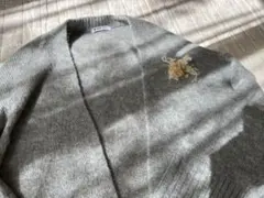 グローバルワーク　ライトグレー ロングカーディガン　フリーサイズ