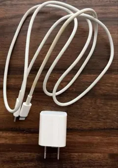 Apple純正充電ケーブルと充電器