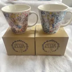ピーターラビット マグカップ 2個セット ペア ダイソー 未使用