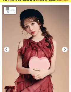 キャバ ドレス 赤