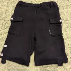 ブラックポケット付きショートパンツ 100cm　コムサデモード