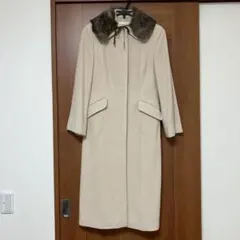 ATELIER SAB ロングコート　ラビットファー　シンプル　サイズ9M