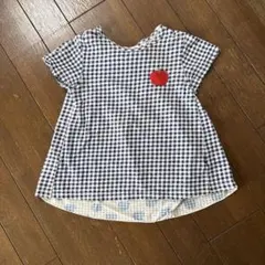 WILL MERY チェック柄半袖ワンピース 110のサムネイル