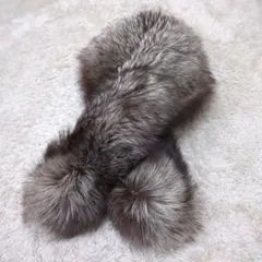 【極美品】最高級 サガフォックス 銀タグ ロング ファー 成人式 卒業式