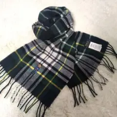 美品 Polo Ralph Lauren ポロベアー チェックマフラー