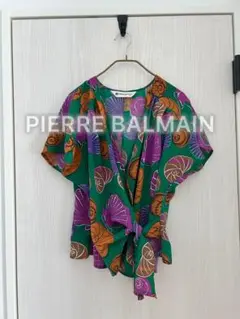 PIERRE BALMAIN カシュクール フレンチスリーブ カットソー Mのサムネイル
