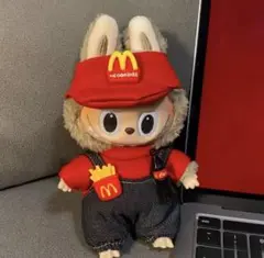 Labubu ラブブぬいぐるみ着替えせ （マクドナルドセット）