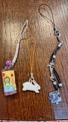 アルクマ うさぎ ストラップ 3点セット まとめ売り