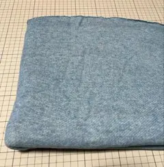 ふわふわデニム裏毛・スパンテレコのセット　ライトブルー