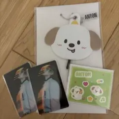 RIIZE アントン　モンリョンイ　ミニうちわキーホルダー　ステッカー