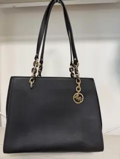 David Jones スタッズメタルプレート付きサッチェル・ショルダーバッグ 