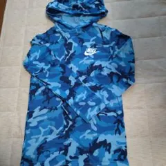 NIKE カモフラージュ フード付きパーカー 100cm~