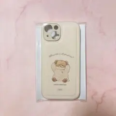 Knit Bear iPhone case -ivory iPhone15