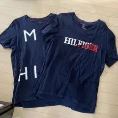 TOMMY HILFIGER ネイビー Tシャツ 2枚セット