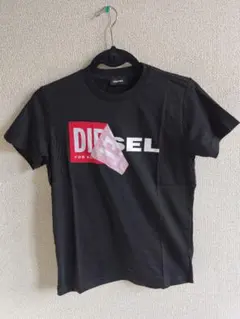 新品１０Ｙ DIESEL ロゴ ブラック Tシャツ タグ付き 140cm相当