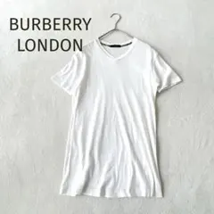 ★BURBERRY LONDON★ノバチェック Tシャツ インナーシャツ 白 L
