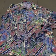 クティール柄 長袖シャツ未使用