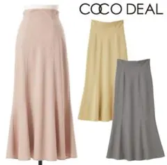 COCODEAL ギンガムチェックハイウエストマーメイドスカート