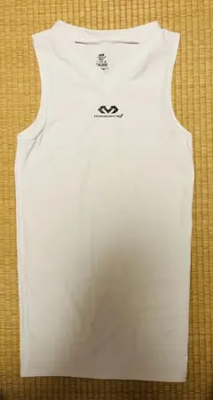 【試着のみ】McDavid 白　タンクトップ　インナー バスケ サイズS