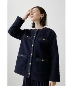 クリーコンフォート　crieconforto プードルボアジャケット