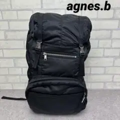美品✨大容量 アニエスベー リュック バックパック キャンバス 黒 巾着 美品 アニエスベー リュック バックパック 巾着 ナイロン レザー