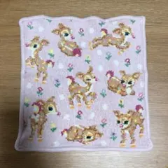 フェイラー　タオルハンカチ　ツンツンバンビーノ　ピンク