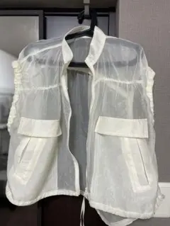 シースルーホワイトジャケット