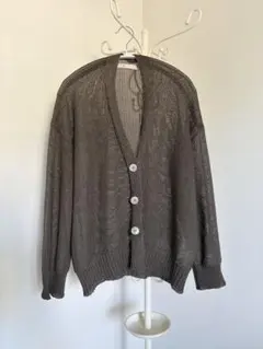 Jena espace merveilleux ニットカーディガン ブラウン