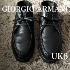 Giorgio Armani archive シボ革 sidezip boots - メルカリ