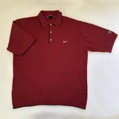 値下げ！Nikeポロシャツ　メンズL ワインレッド