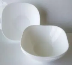 ヤマザキ春のパン祭り 白いスクエアボウル 3個 2017年 未使用新品