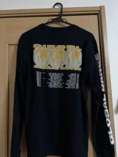 DIESEL ブラック ロングTシャツ