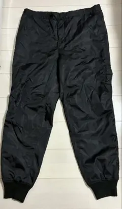 MA‐1 フライトパンツ 防寒 中綿 ミリタリー ナイロンパンツ　軍隊　ブラック