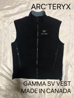 ARC’TERYX Gamma SV ベスト ブラック M カナダ製 2026年最新】Gamma sv vestの人気アイテム - メルカリ