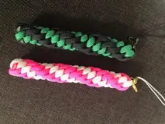 ハンドメイド　パラコードストラップ②　２本セット