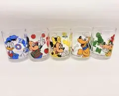 ✧︎美品✧︎Walt Disney Companyディズニー グラス5個セットのサムネイル