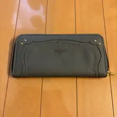 moa moa グレー 長財布