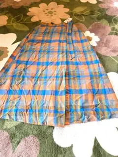 新品　AMELICAN HOLIC ラップ風チェックスカート