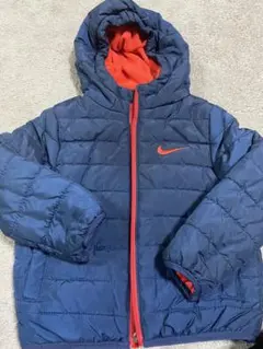 Nike ネイビー/オレンジ 中綿コート 2T