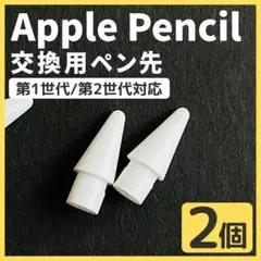 2個 Apple pencil 替え芯 ペン先 アップルペンシル 交換 iPad