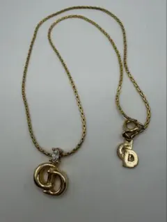 Christian Dior ドイツ製 ネックレス 透かし サークル CDロゴ - メルカリ