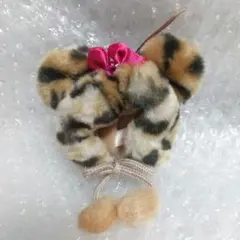 ディズニー ミニー ヒョウ柄ファンキャップ ストラップ